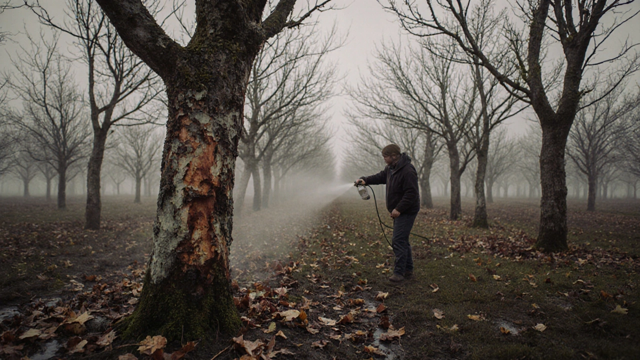 Чем обработать деревья осенью от болезней и вредителей: проверенные способы для Калининграда