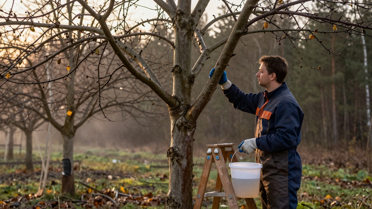 Чем лучше обрабатывать деревья осенью: медный или железный купорос?
