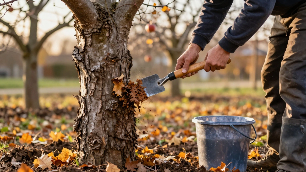 Чем обработать сад осенью в октябре: пошаговая инструкция для здоровых деревьев и кустарников