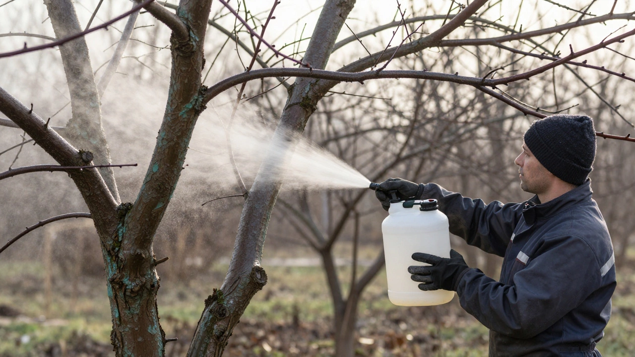 Можно ли обрабатывать железным купоросом при минусовой температуре?