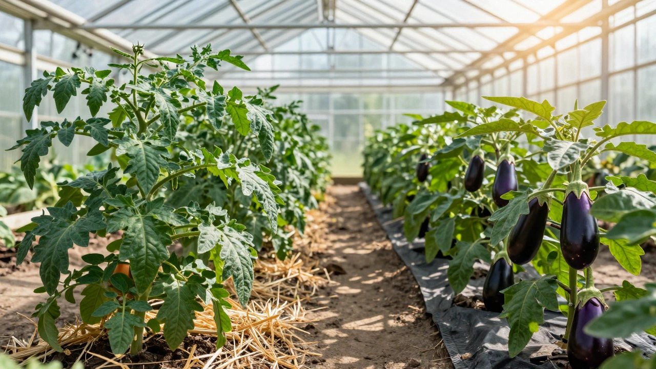 Можно ли сажать помидоры и баклажаны вместе в теплице?